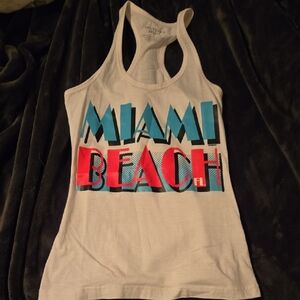 Miami Beach Vintage Graphic Tank Top